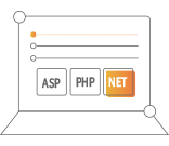 支持ASP、PHP、.Net等多種語(yǔ)言開(kāi)發(fā)